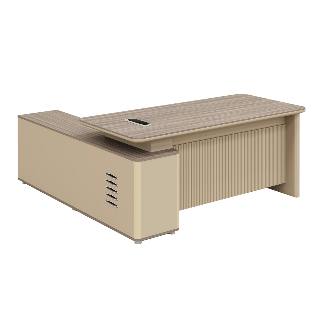 Bureau de Direction Moderne avec Retour Latéral