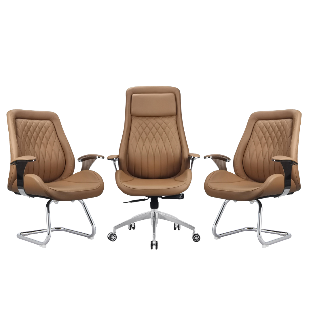 Ensemble fauteuil de direction et fauteuils visiteurs - Image 5
