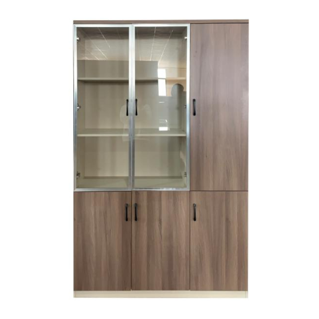 Armoire de Bureau Mixte Vitrée et Fermée