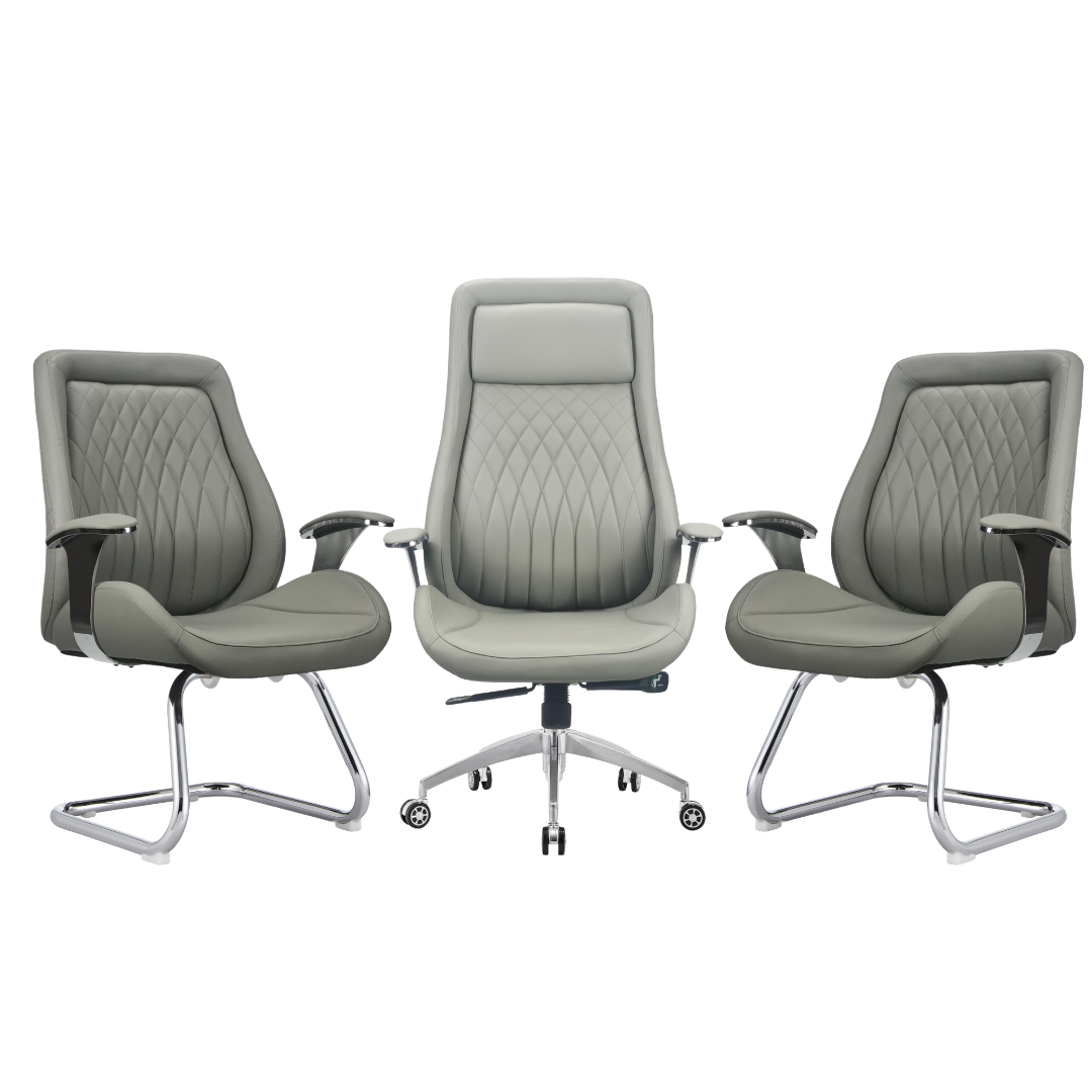 Ensemble fauteuil de direction et fauteuils visiteurs - Image 9