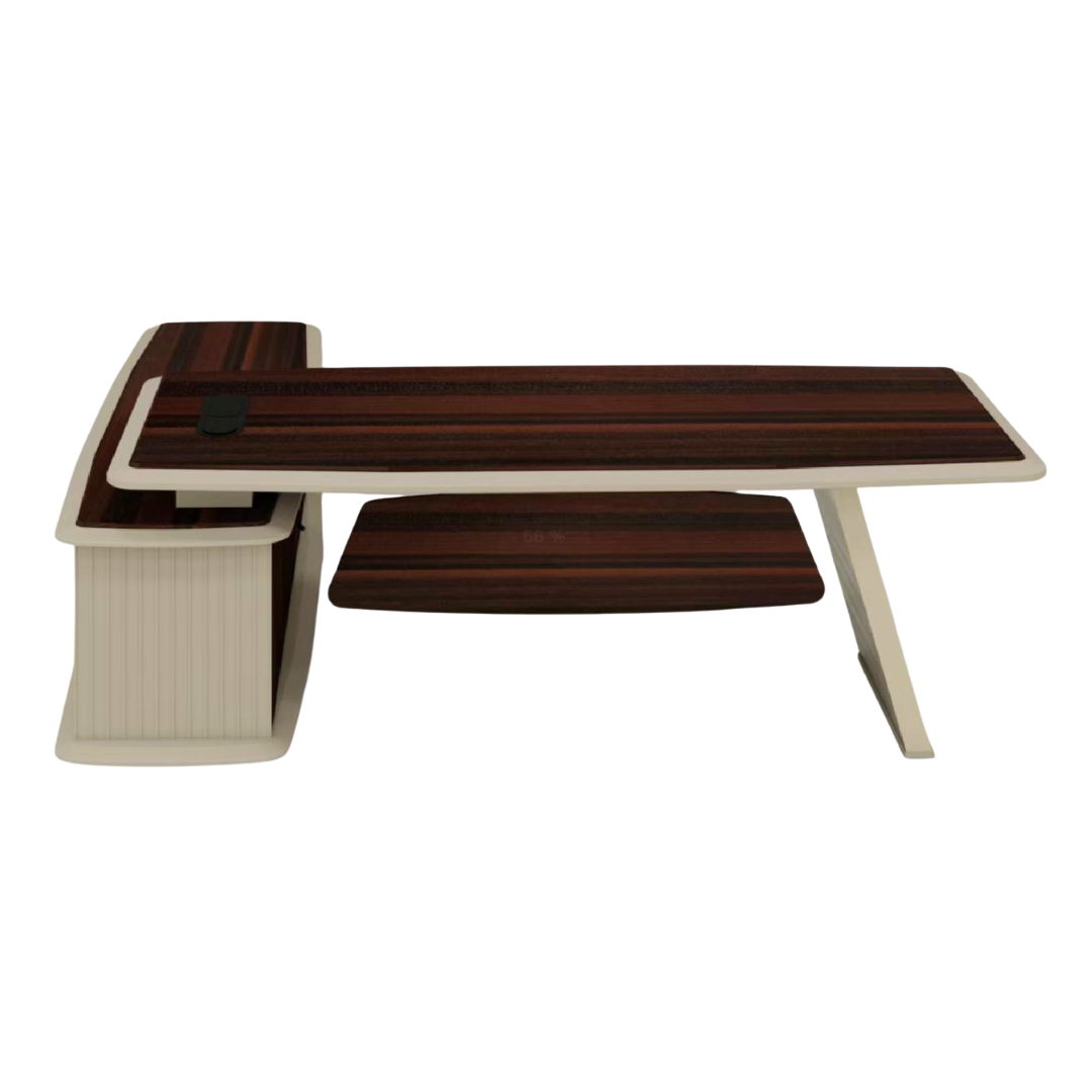 Bureau de Direction Moderne avec Retour Latéral