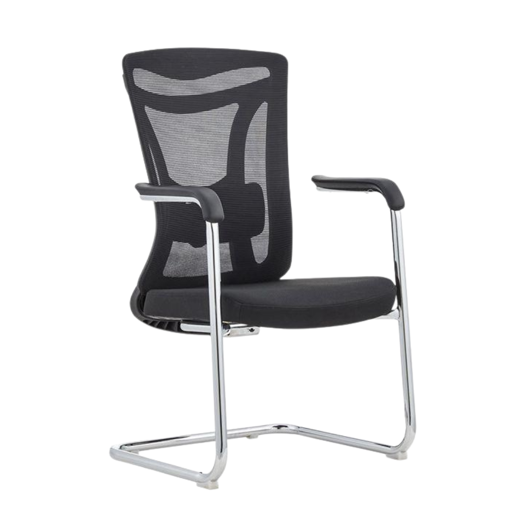 Fauteuil Visiteur Ergonomique en Maille