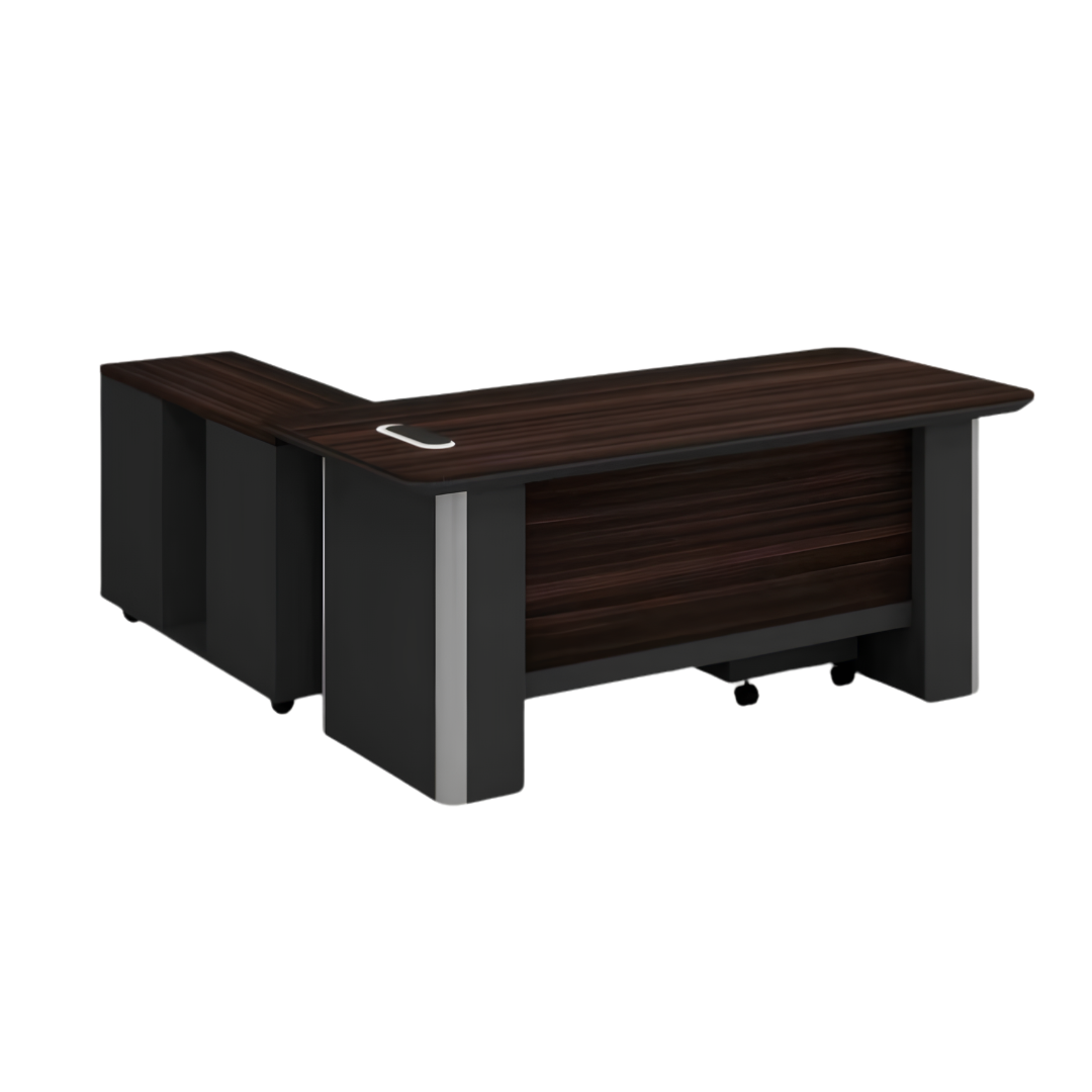 Bureau de Direction Compact avec Retour Latéral