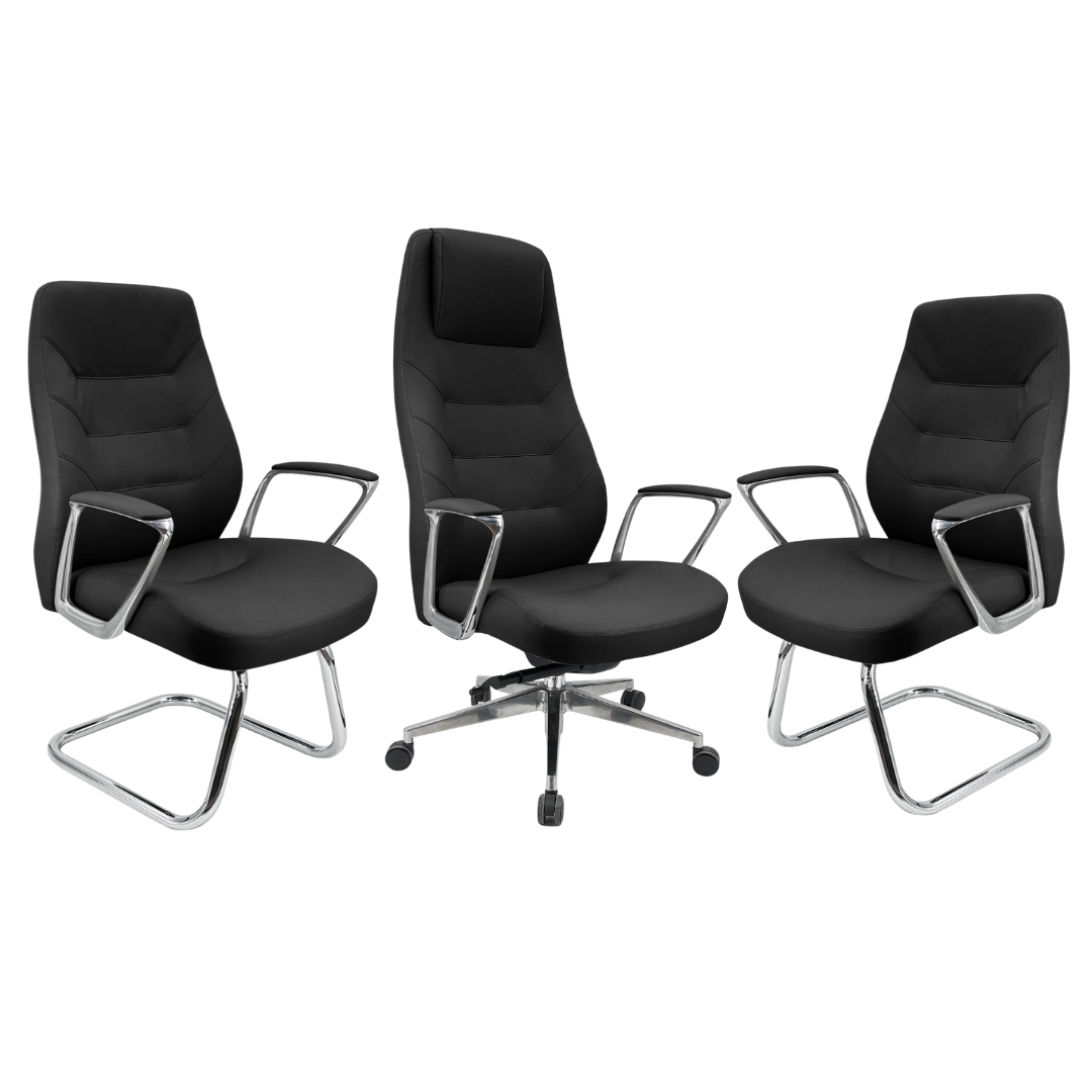 Pack de Fauteuils de Direction – Fauteuil Manager et Fauteuils Visiteurs - Image 7