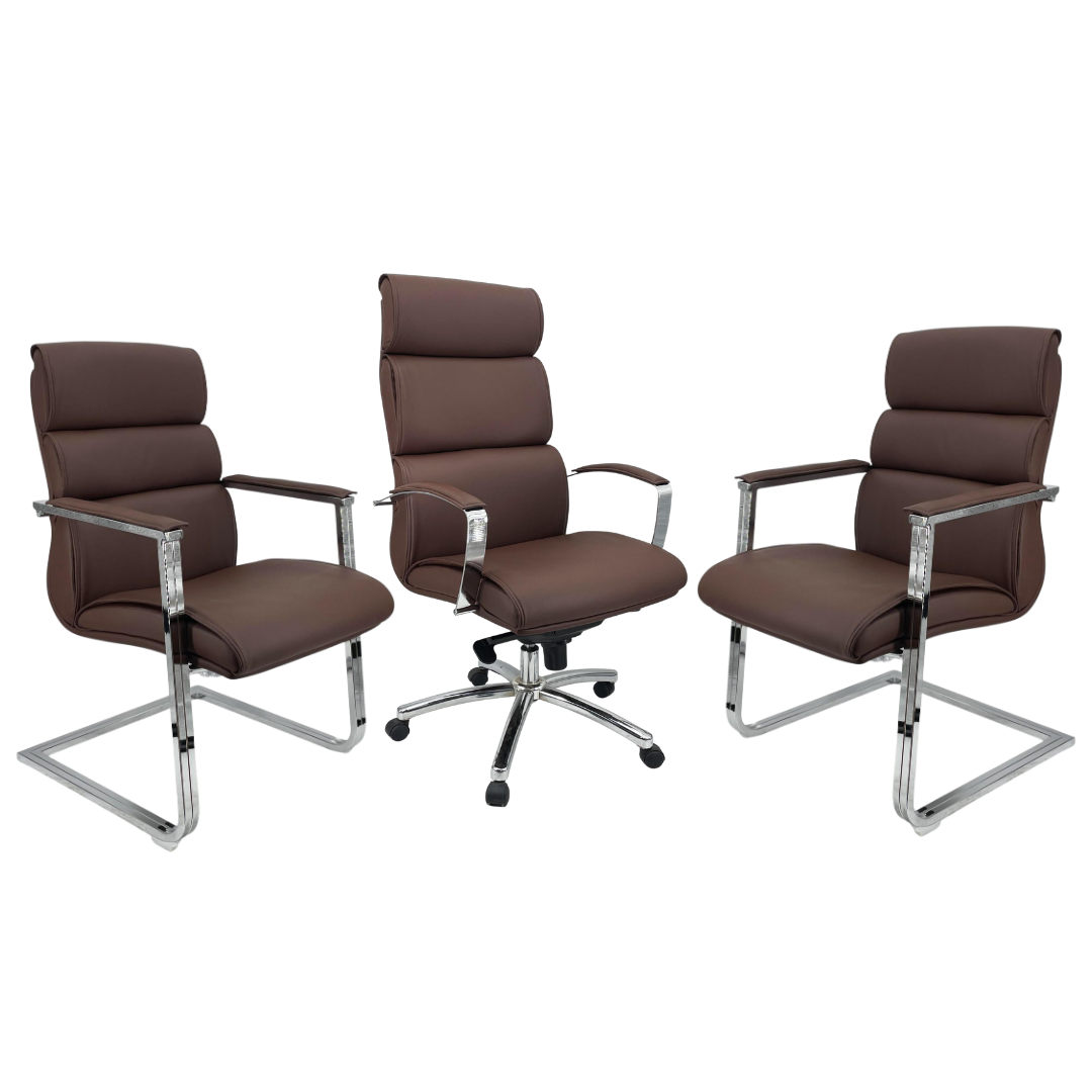 Pack Fauteuil de Direction Ergonomique avec Visiteurs