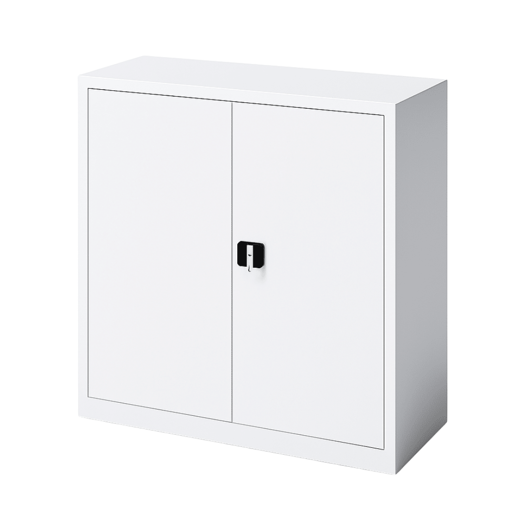 Armoire Métallique Basse à 2 Portes Battantes