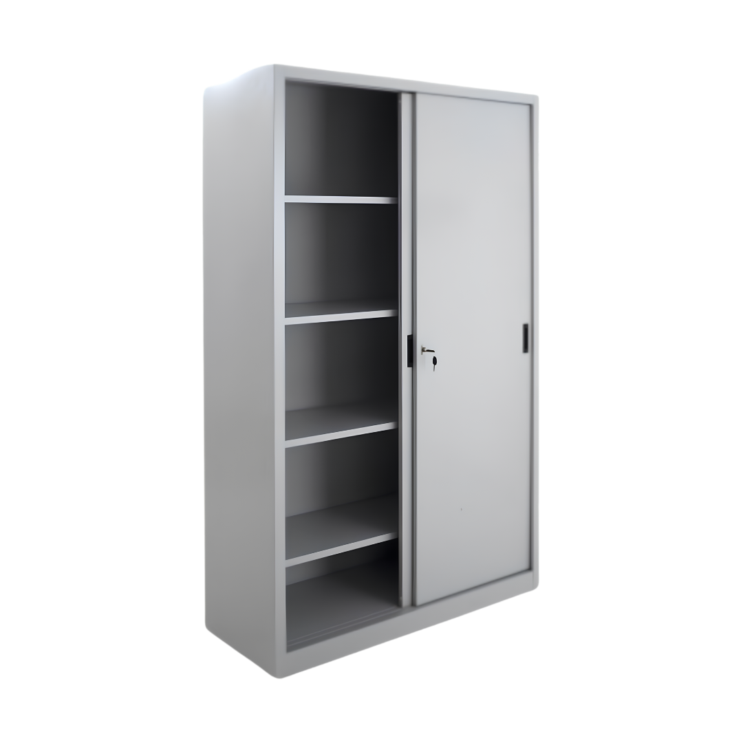 Armoire Métallique Haute à Portes Coulissantes
